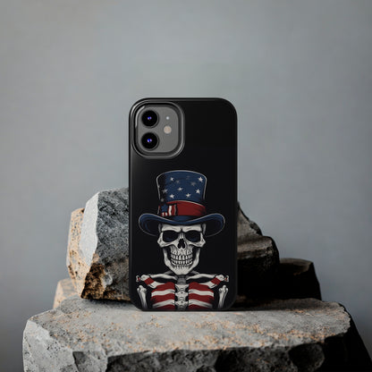 Skull - 4th of July - Protective iPhone Cases