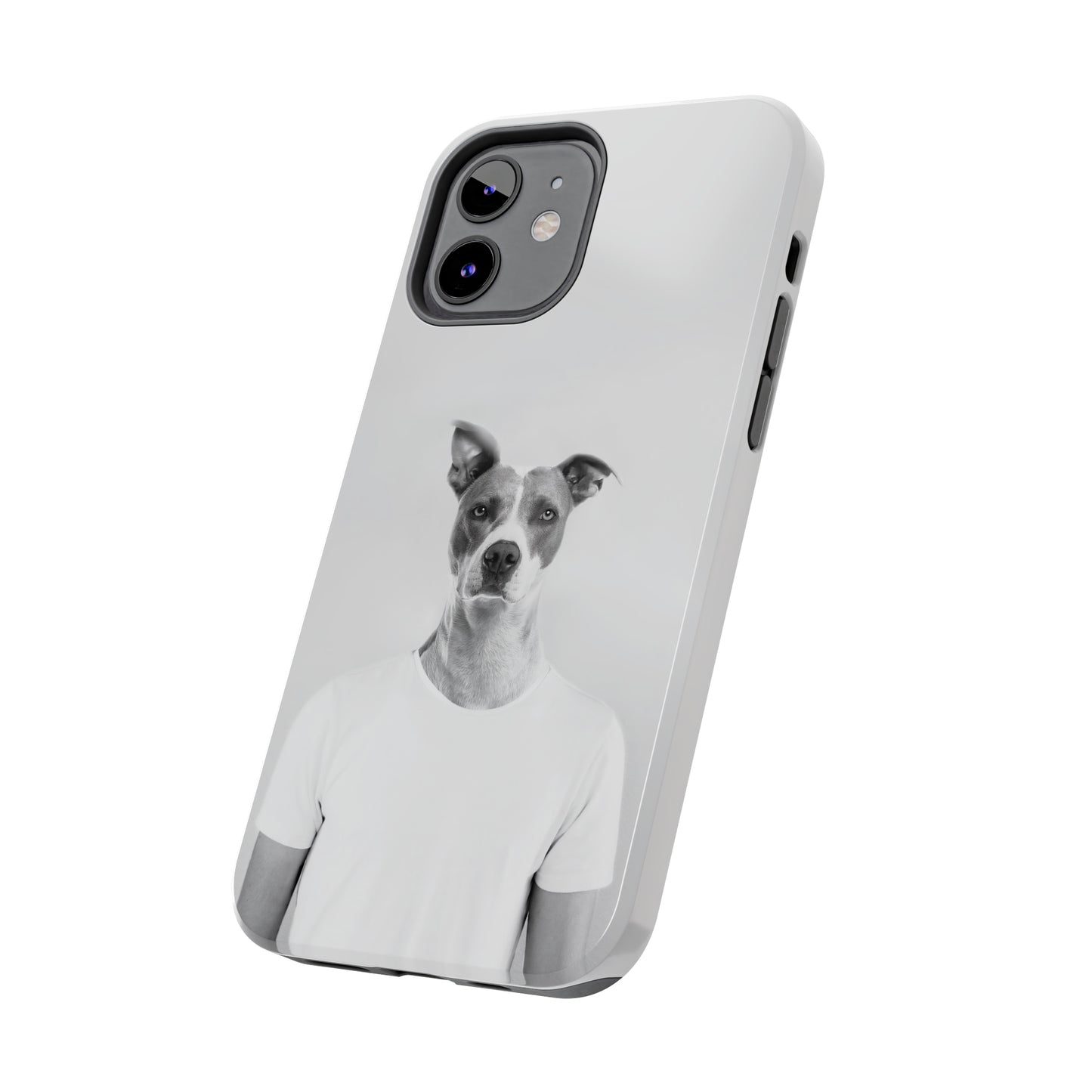 Protective iPhone Cases - Dog Man by Tegusuk