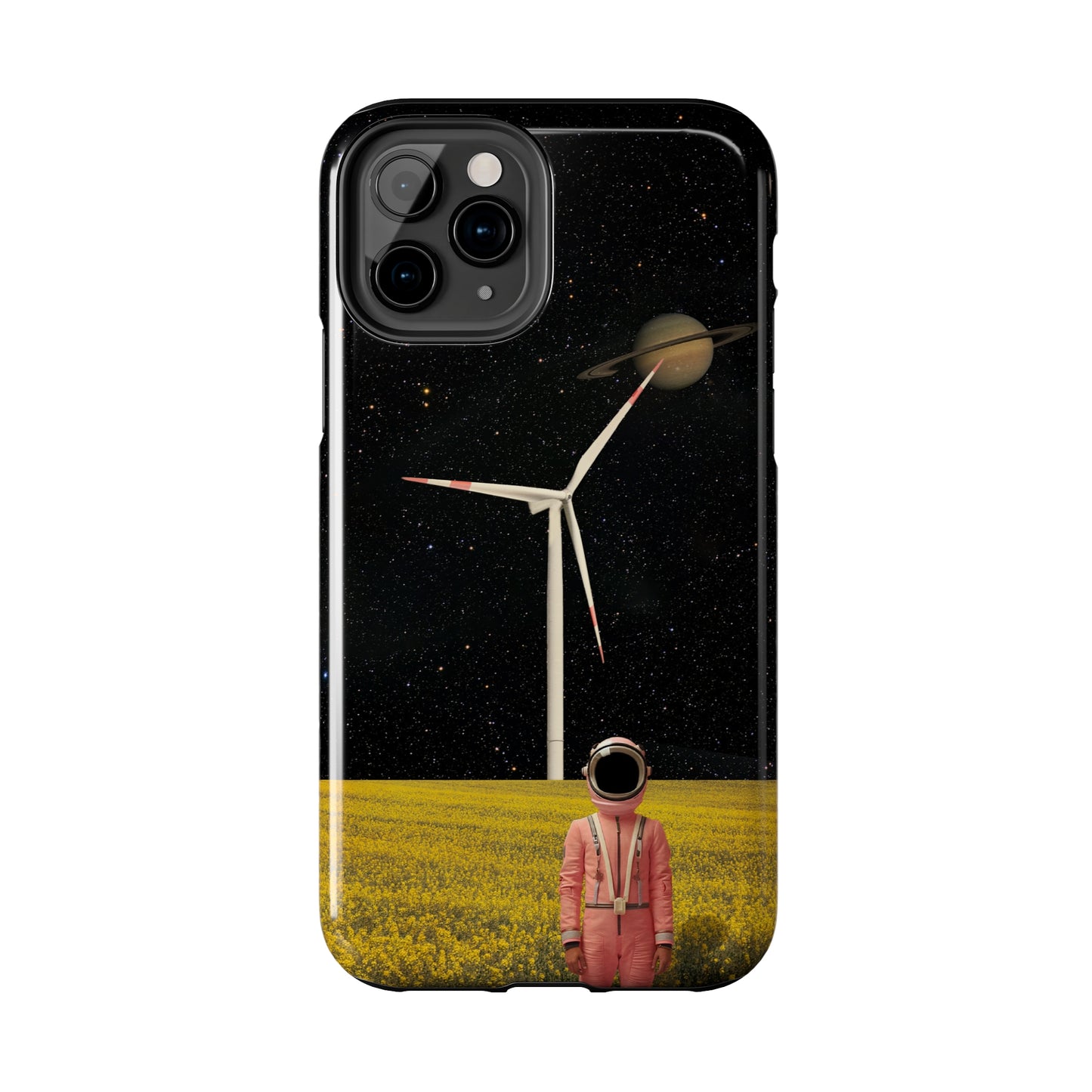 Tough iPhone Cases - Astronaut in Space Farm - By Tegusuk