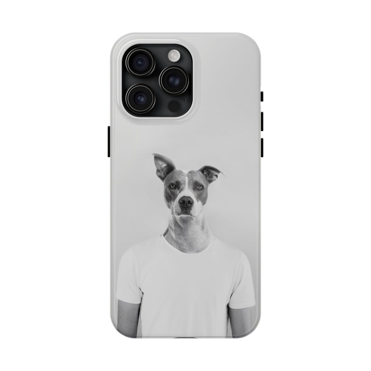 Protective iPhone Cases - Dog Man by Tegusuk