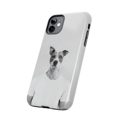 Protective iPhone Cases - Dog Man by Tegusuk