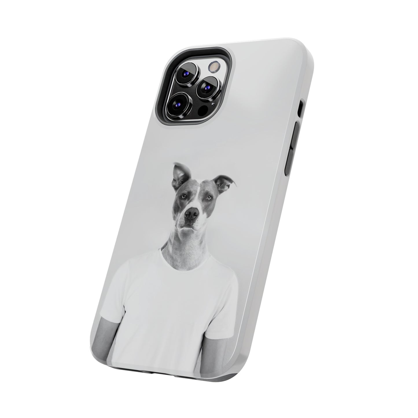 Protective iPhone Cases - Dog Man by Tegusuk