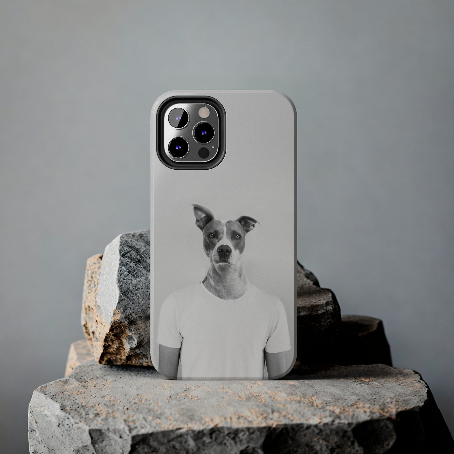 Protective iPhone Cases - Dog Man by Tegusuk