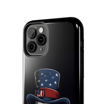 Skull - 4th of July - Protective iPhone Cases