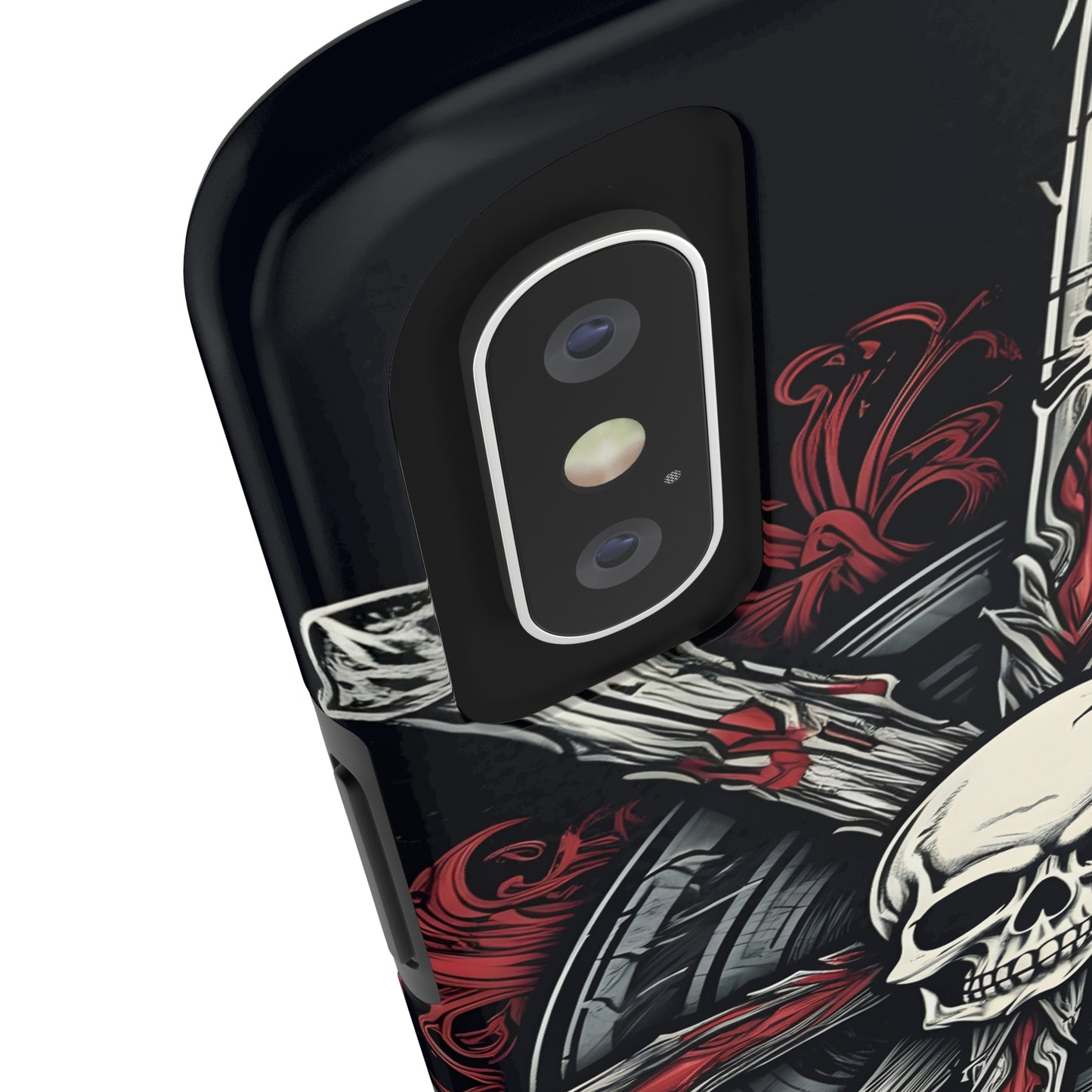 Skull on Circle - Protective iPhone Cases