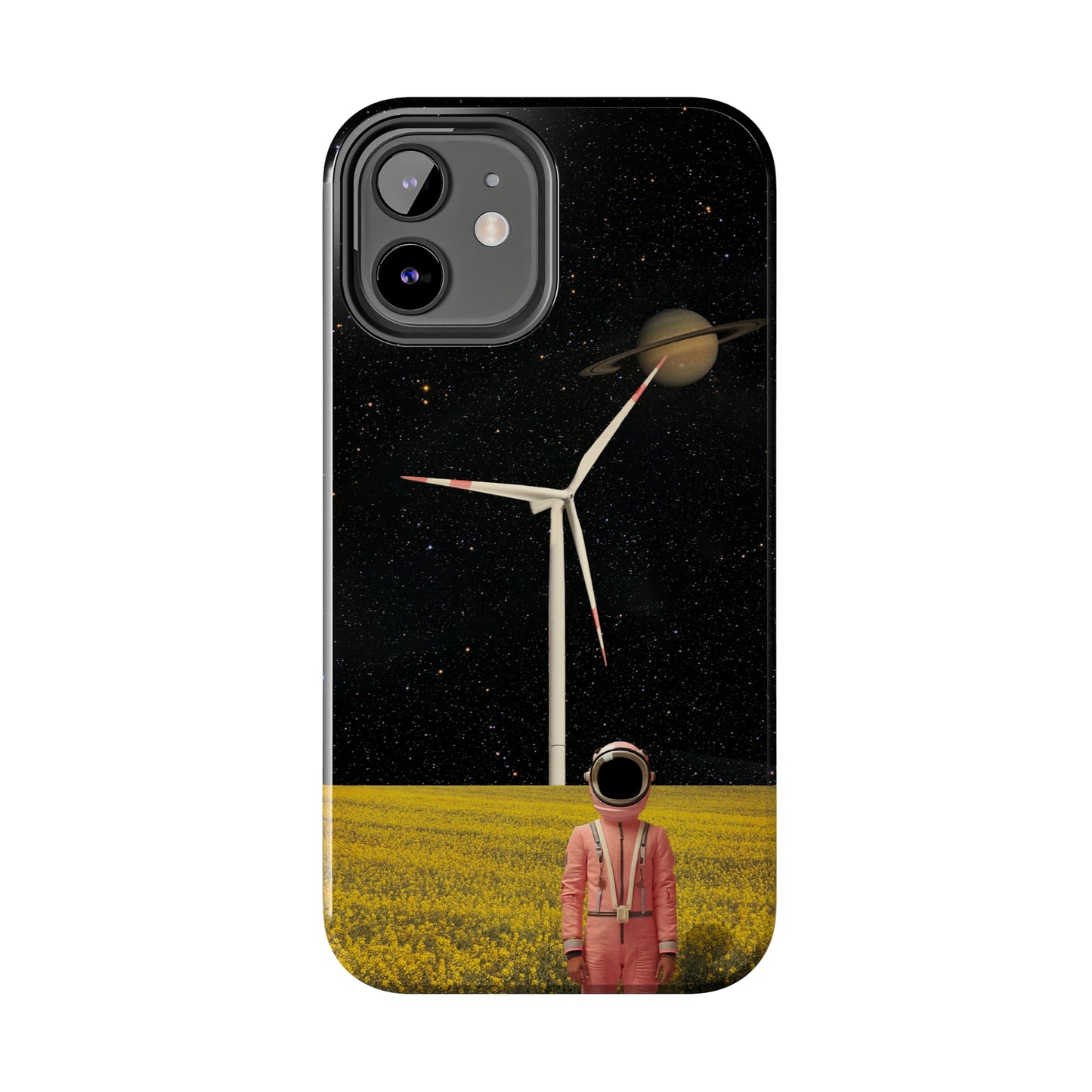 Tough iPhone Cases - Astronaut in Space Farm - By Tegusuk