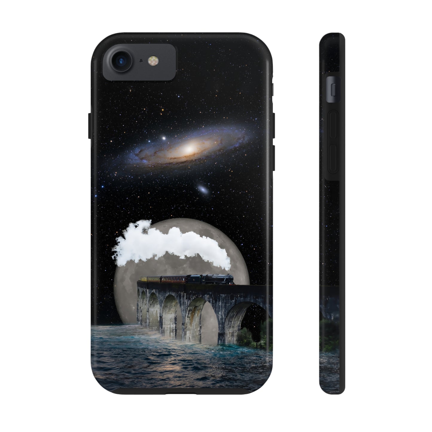 Protective iPhone Cases - Space Collage Art by Tegusuk