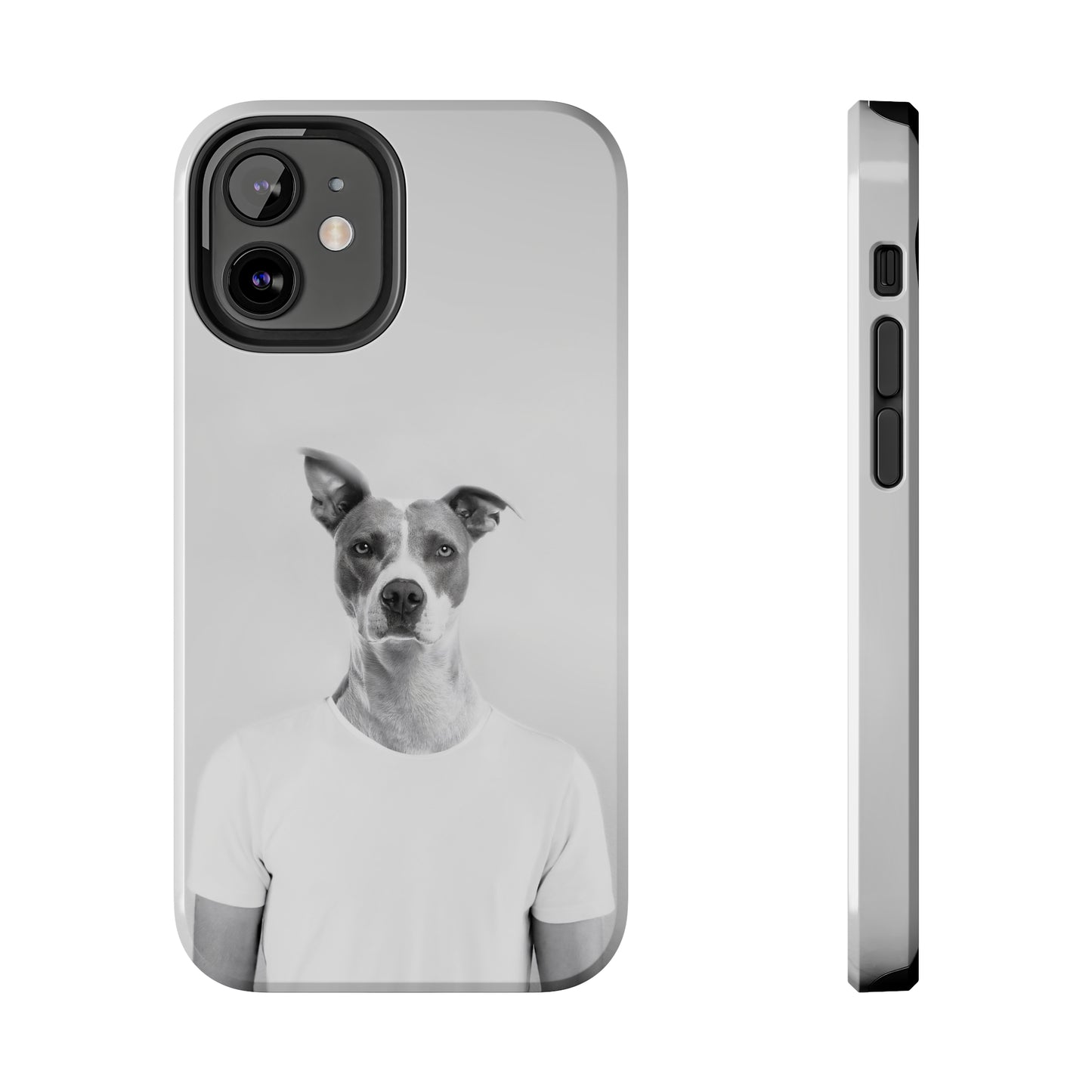 Protective iPhone Cases - Dog Man by Tegusuk