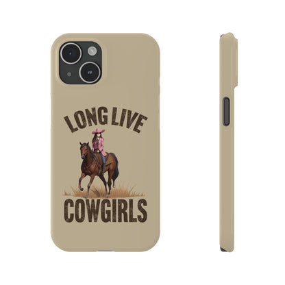 Western Cowgirl - Slim iPhone Case