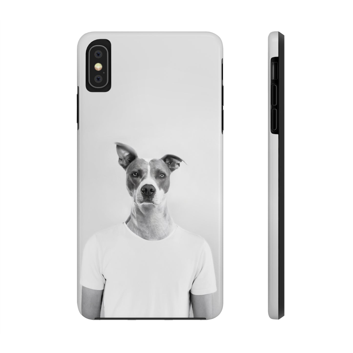 Protective iPhone Cases - Dog Man by Tegusuk