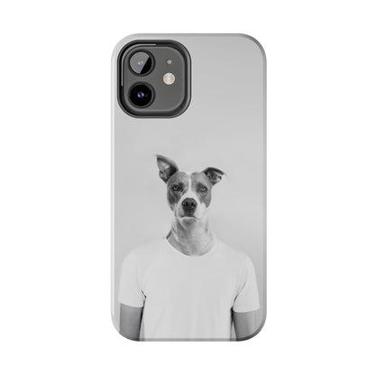 Protective iPhone Cases - Dog Man by Tegusuk