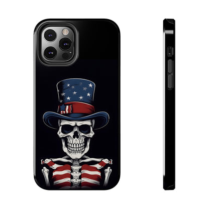 Skull - 4th of July - Protective iPhone Cases