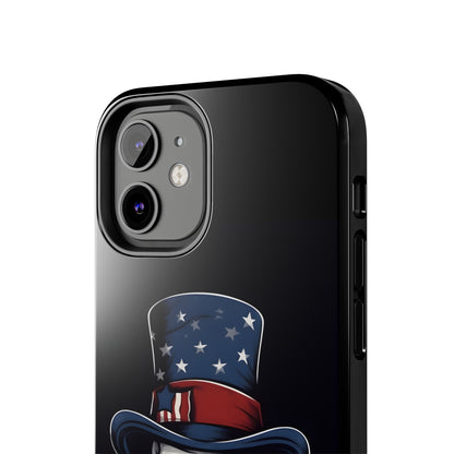 Skull - 4th of July - Protective iPhone Cases