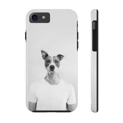 Protective iPhone Cases - Dog Man by Tegusuk