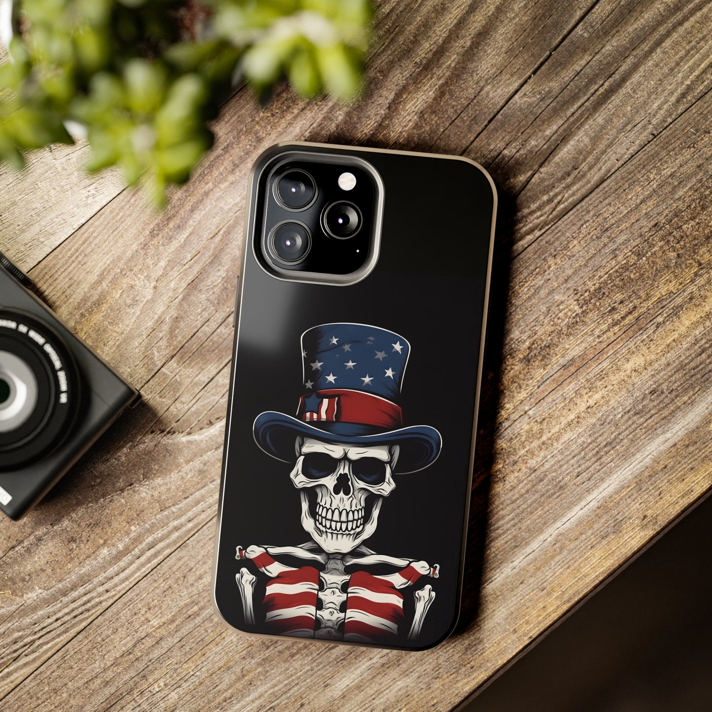 Skull - 4th of July - Protective iPhone Cases