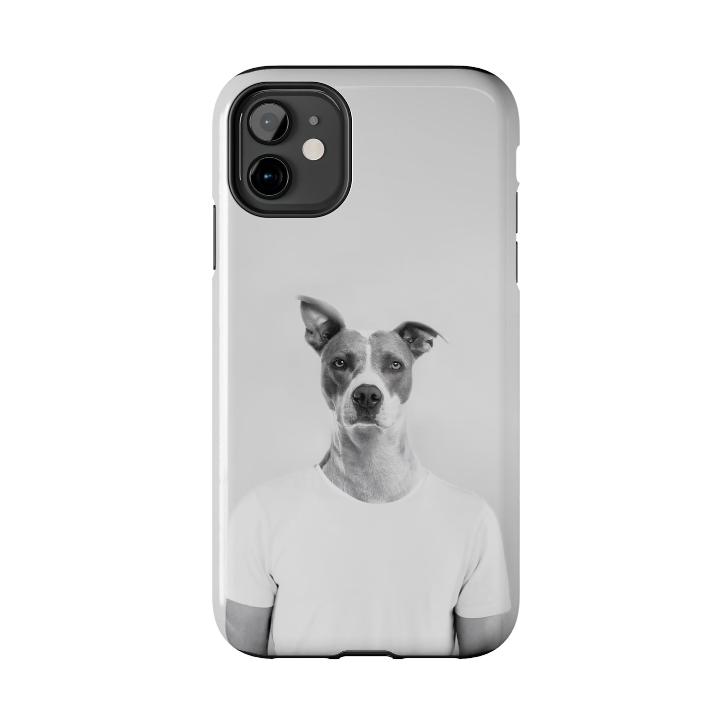 Protective iPhone Cases - Dog Man by Tegusuk