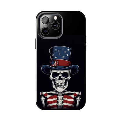 Skull - 4th of July - Protective iPhone Cases