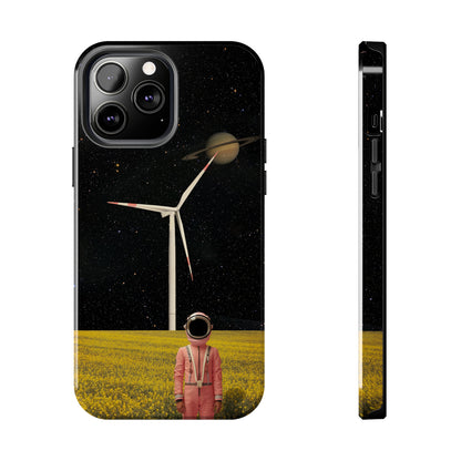 Tough iPhone Cases - Astronaut in Space Farm - By Tegusuk