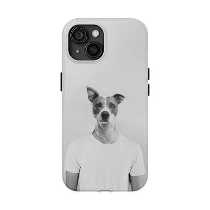 Protective iPhone Cases - Dog Man by Tegusuk