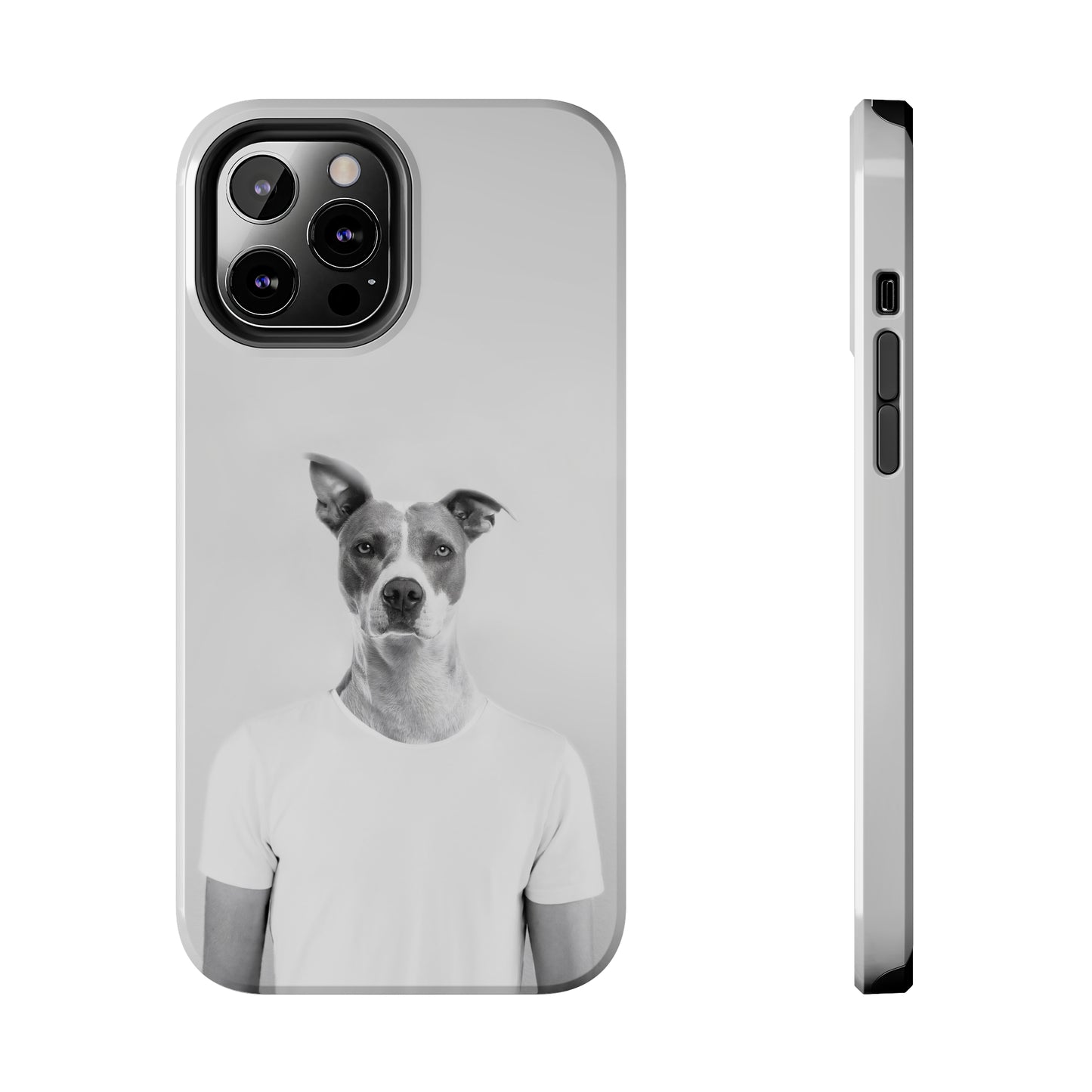 Protective iPhone Cases - Dog Man by Tegusuk