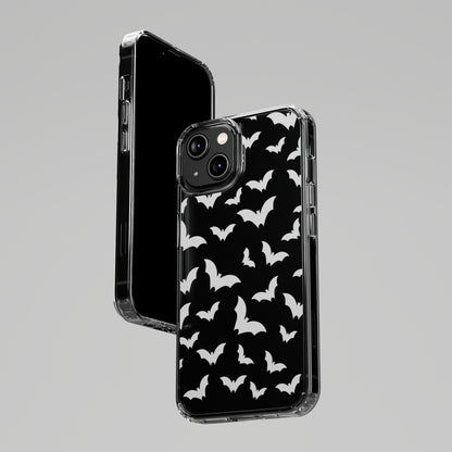 Bat Pattern 3 - Clear Phone Cases