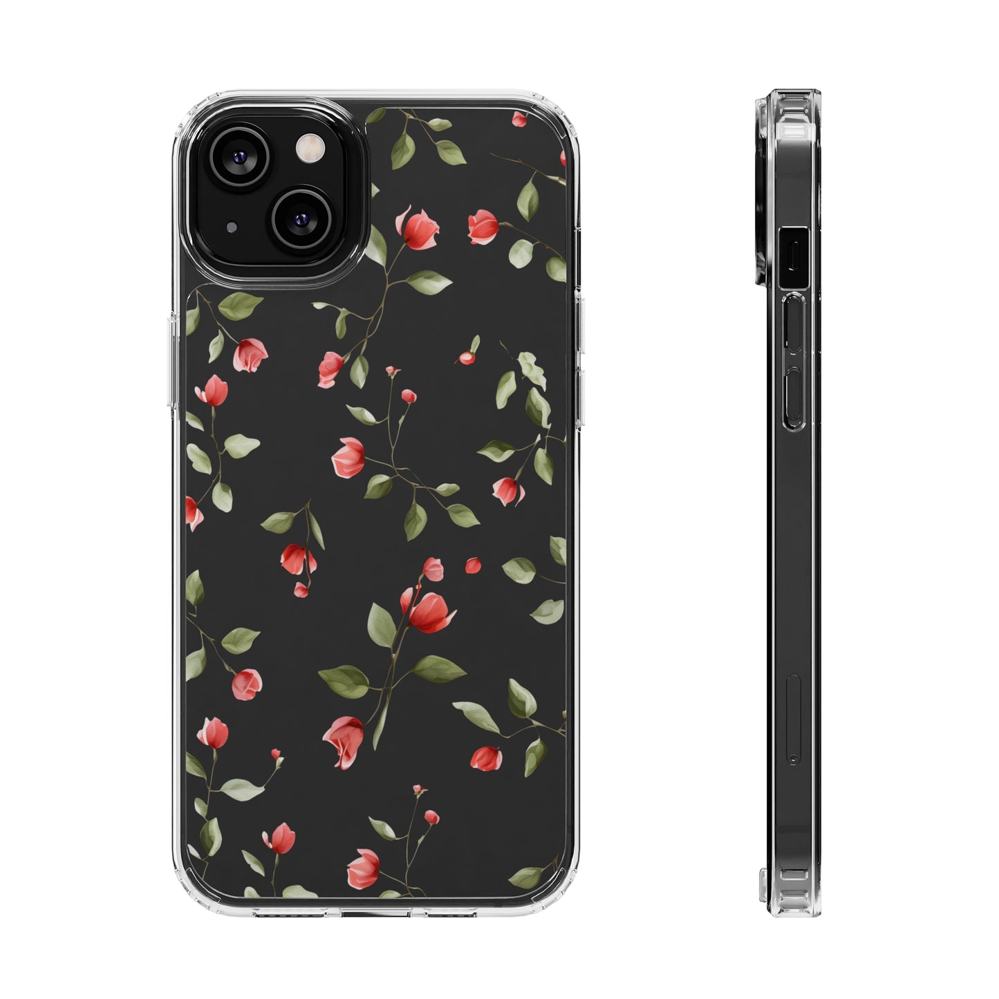 Roses - Clear Phone Cases