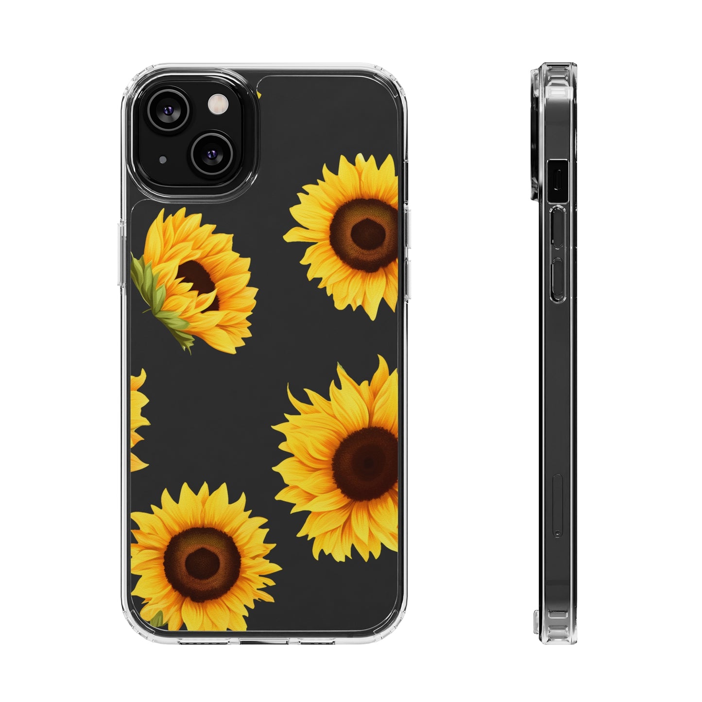 Sunflower - Clear Phone Cases