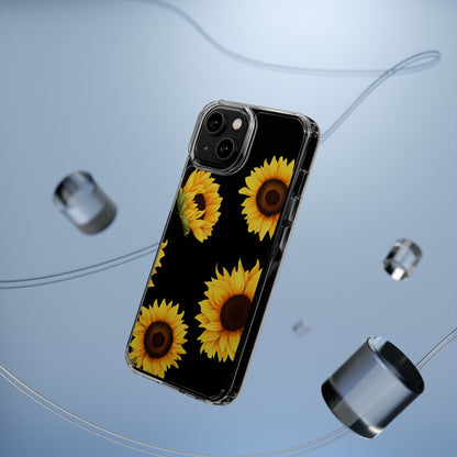 Sunflower - Clear Phone Cases - Tegusuk Store