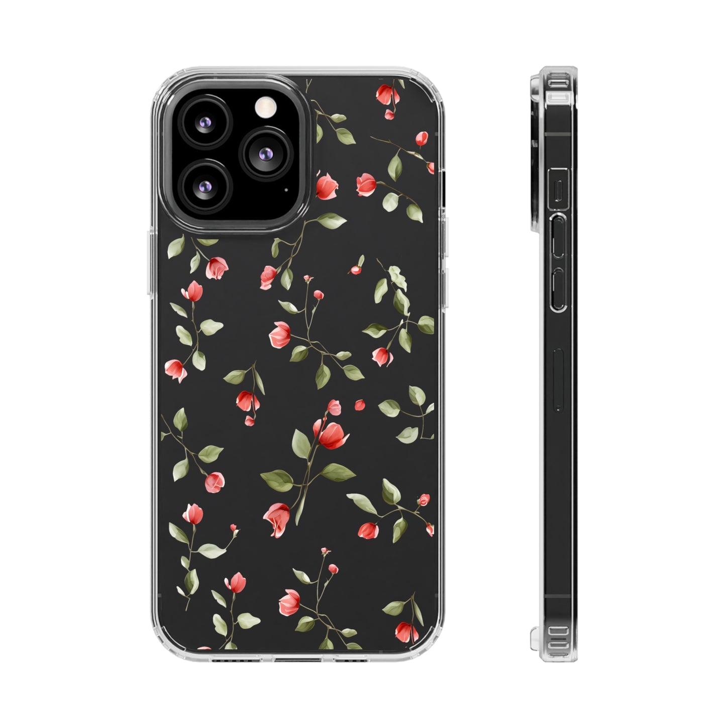 Roses - Clear Phone Cases