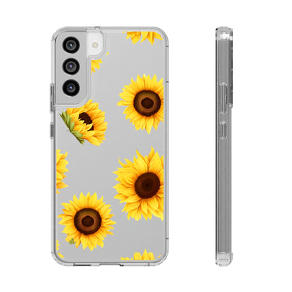 Sunflower - Clear Phone Cases