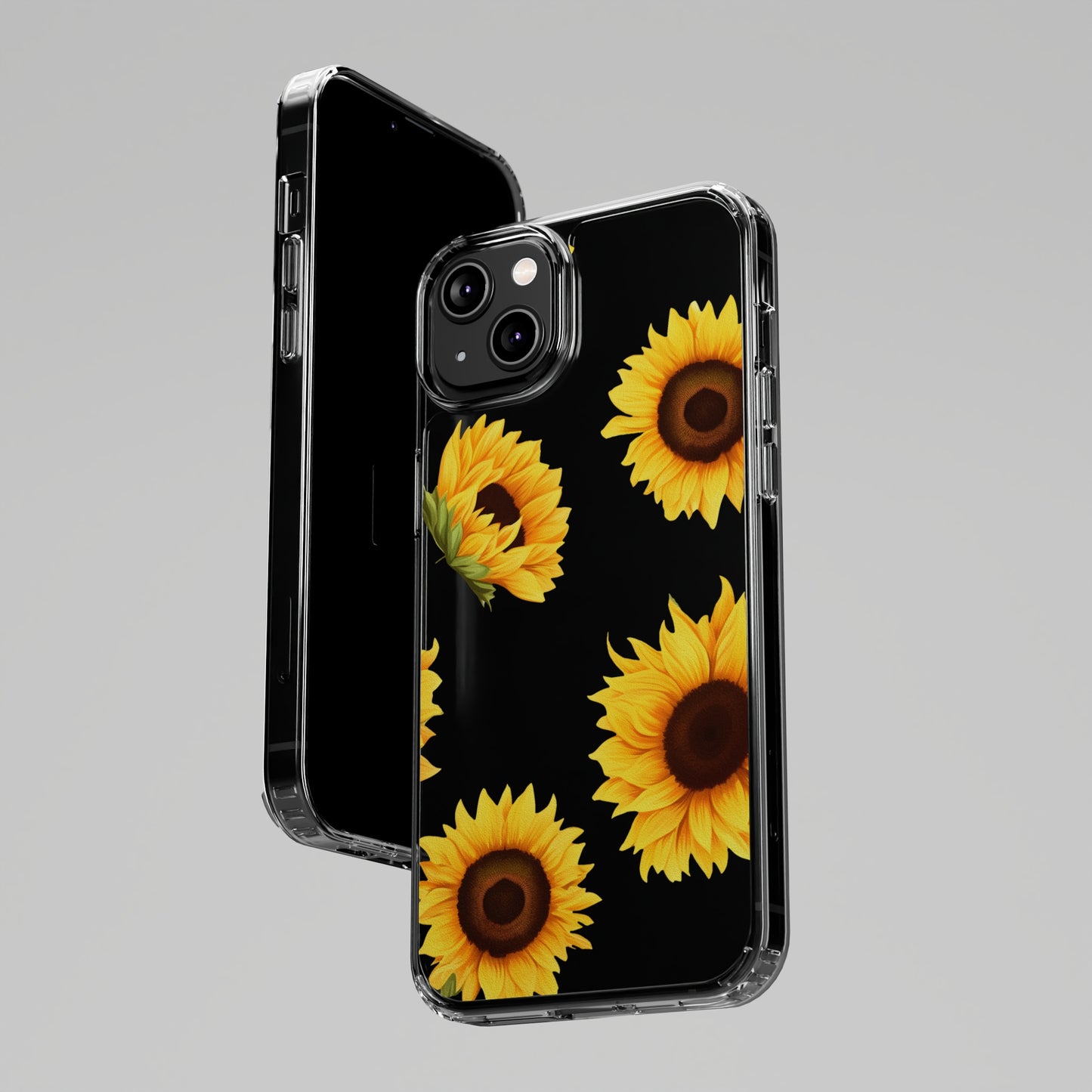 Sunflower - Clear Phone Cases