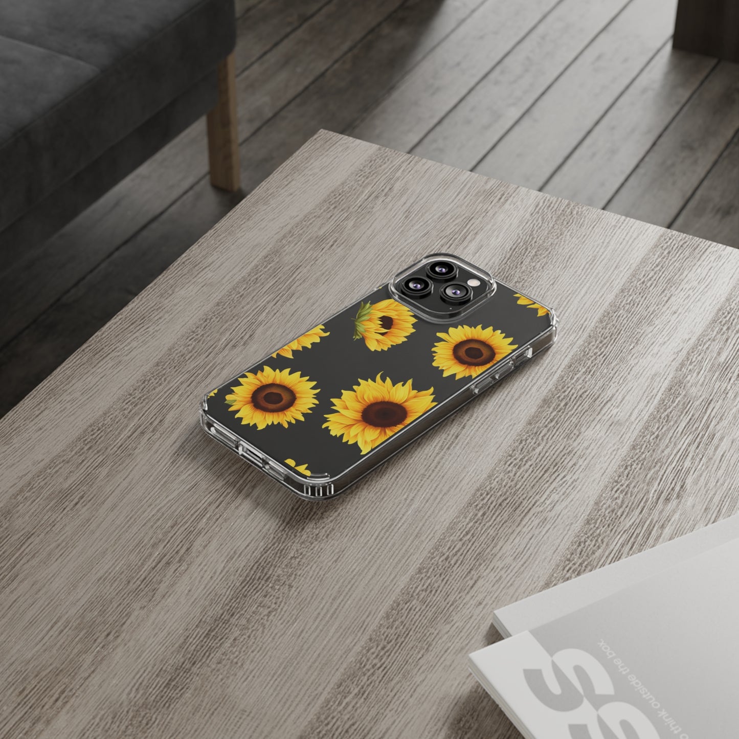 Sunflower - Clear Phone Cases