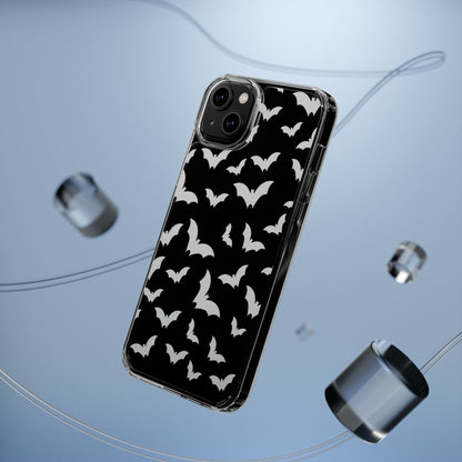 Bat Pattern 3 - Clear Phone Cases