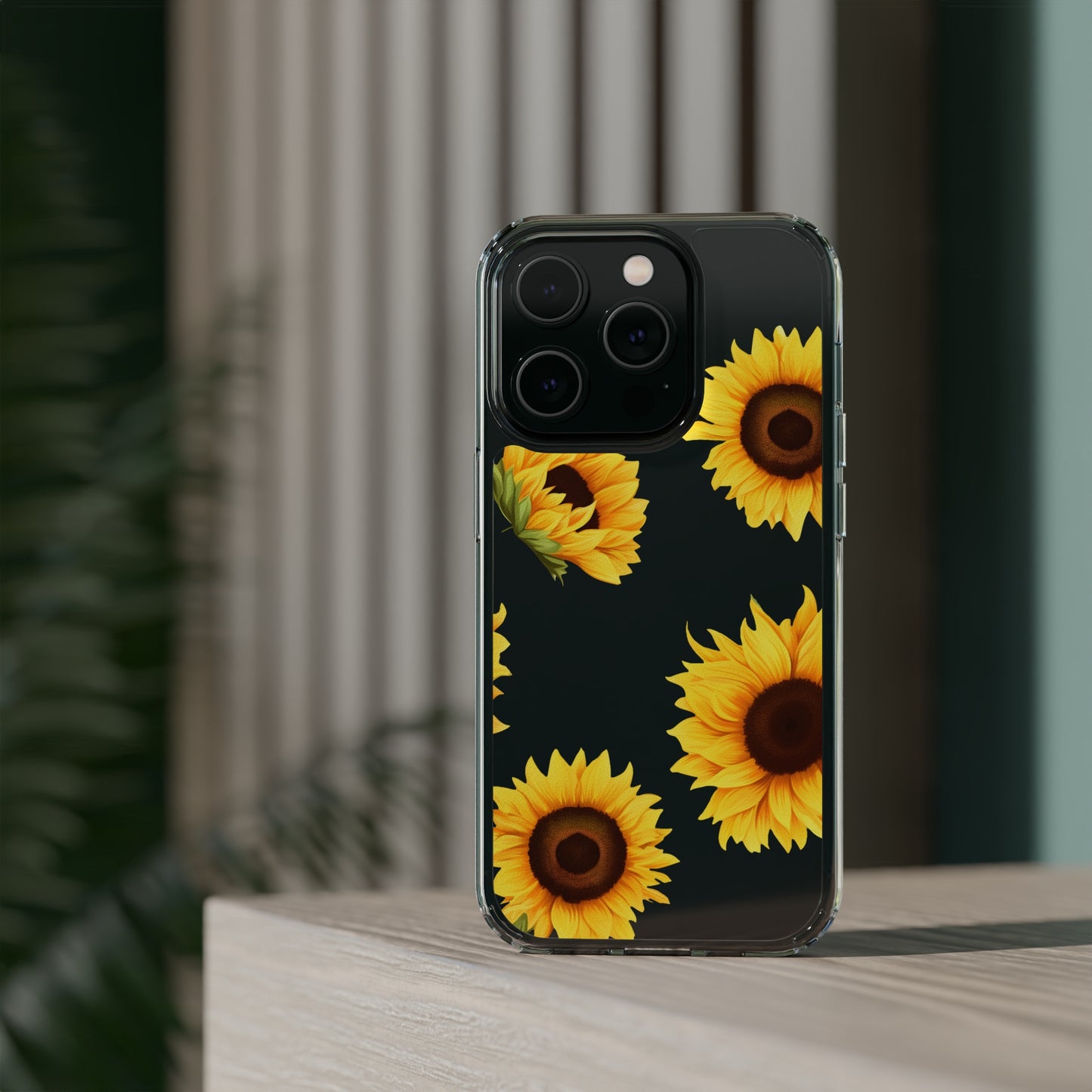 Sunflower - Clear Phone Cases - Tegusuk Store