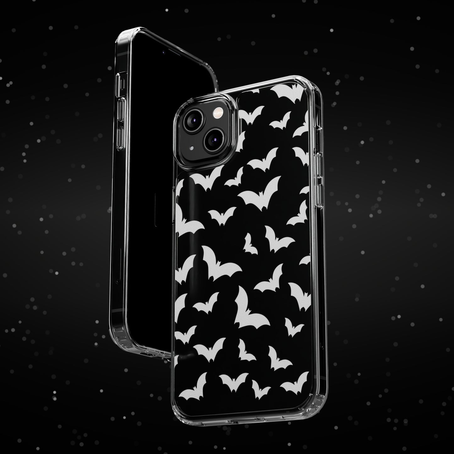 Bat Pattern 3 - Clear Phone Cases