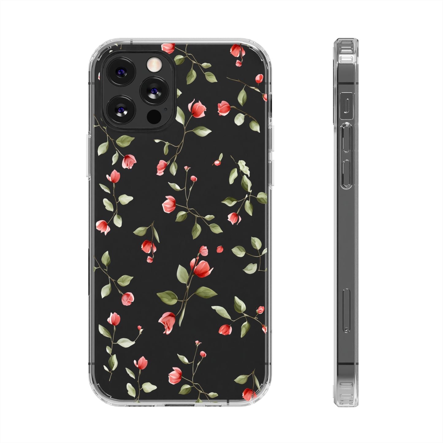 Roses - Clear Phone Cases