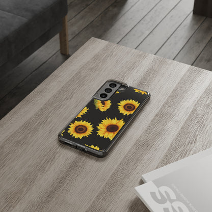 Sunflower - Clear Phone Cases