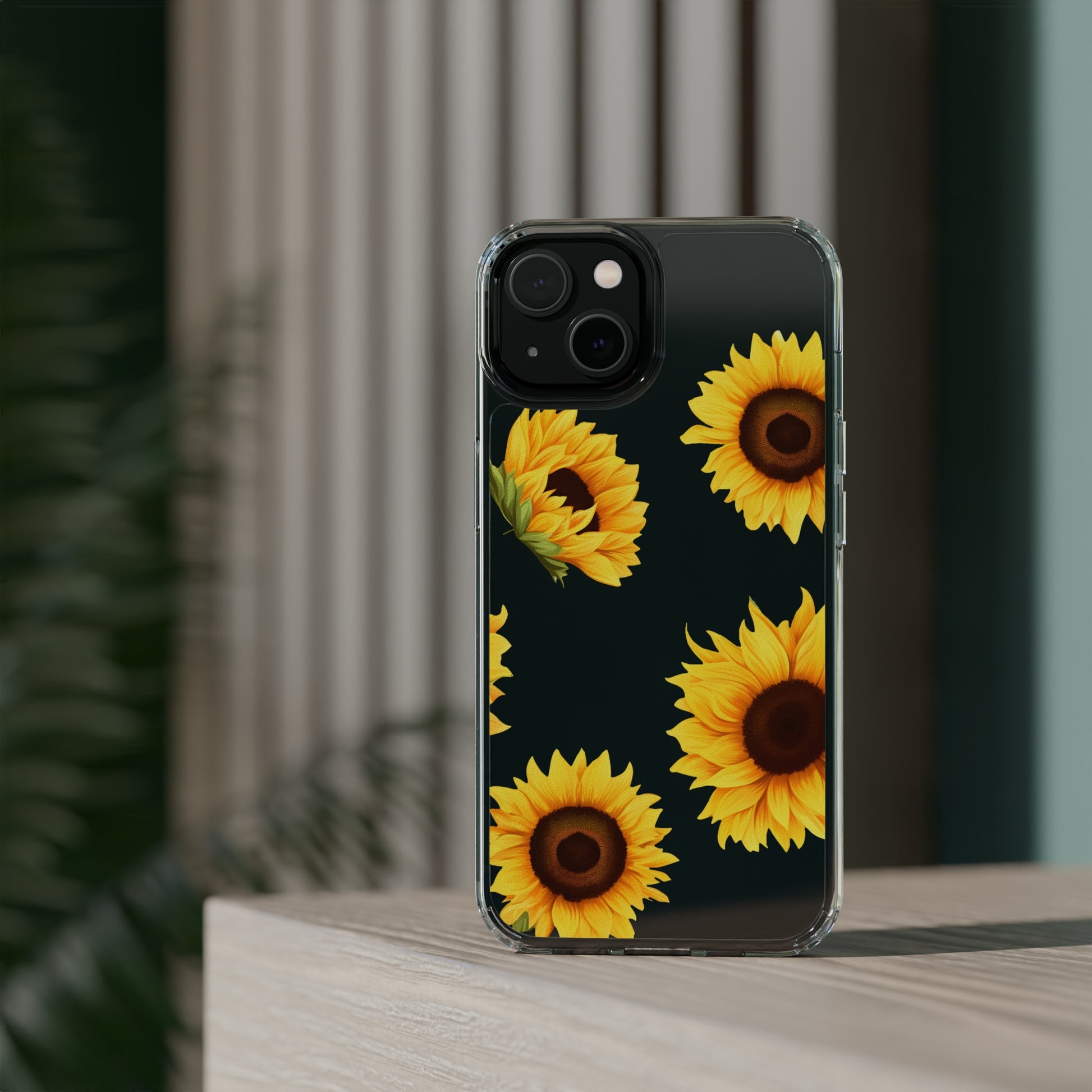 Sunflower - Clear Phone Cases - Tegusuk Store