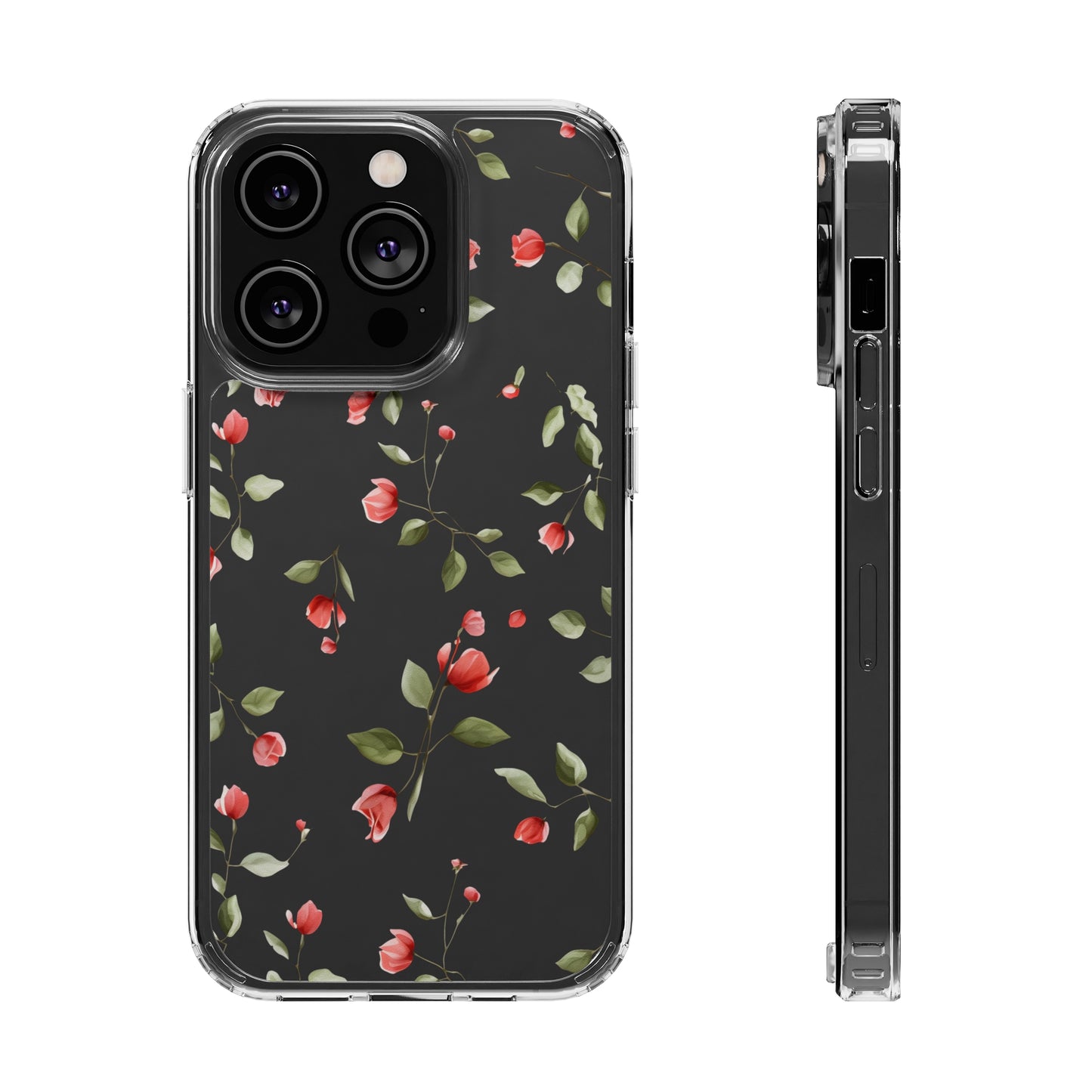 Roses - Clear Phone Cases