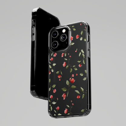 Roses - Clear Phone Cases