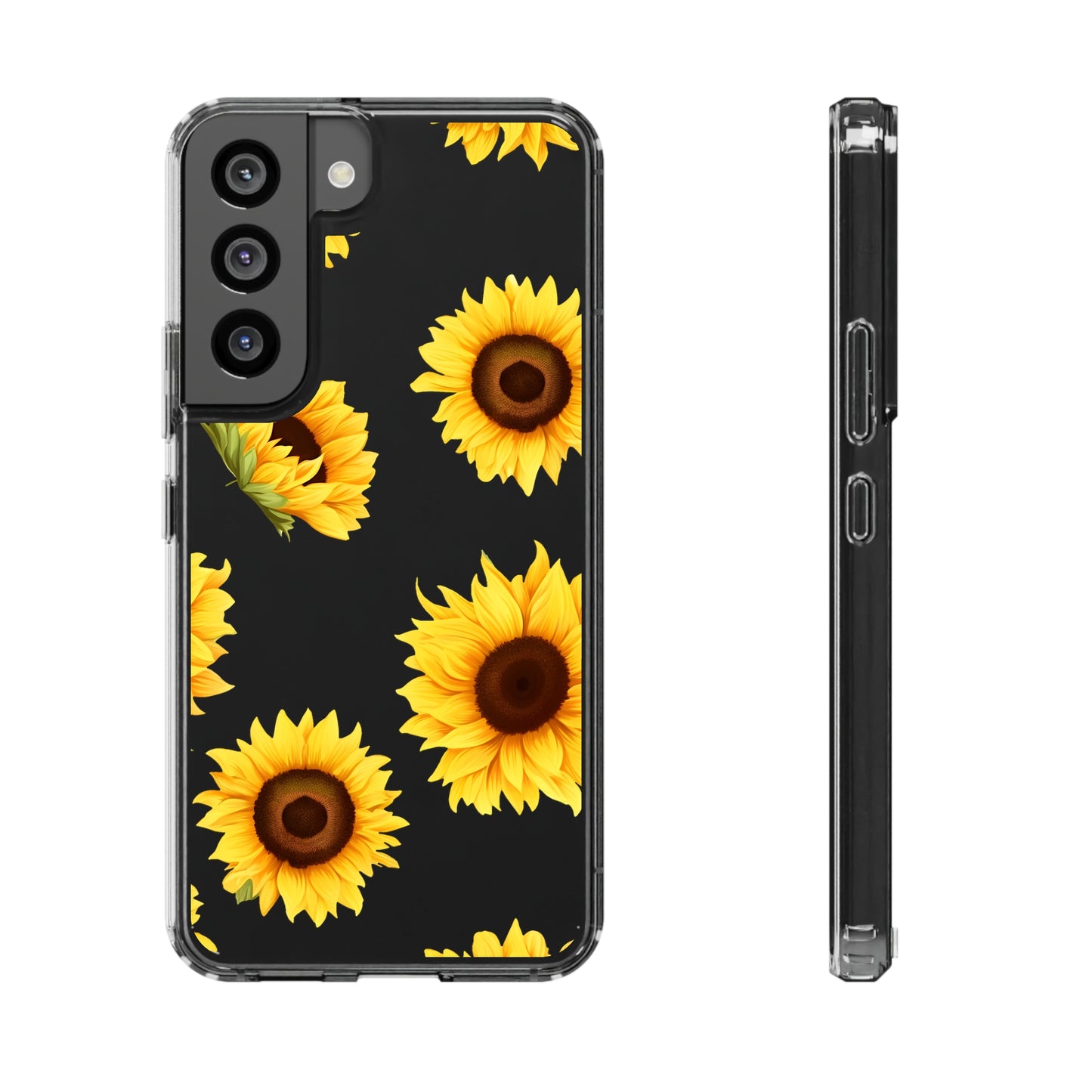 Sunflower - Clear Phone Cases