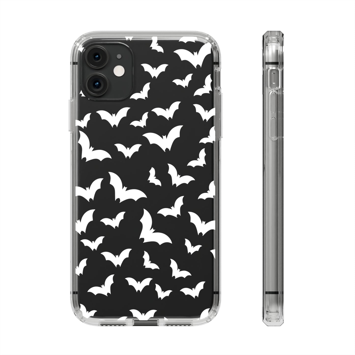 Bat Pattern 3 - Clear Phone Cases