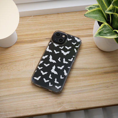 Bat Pattern 3 - Clear Phone Cases