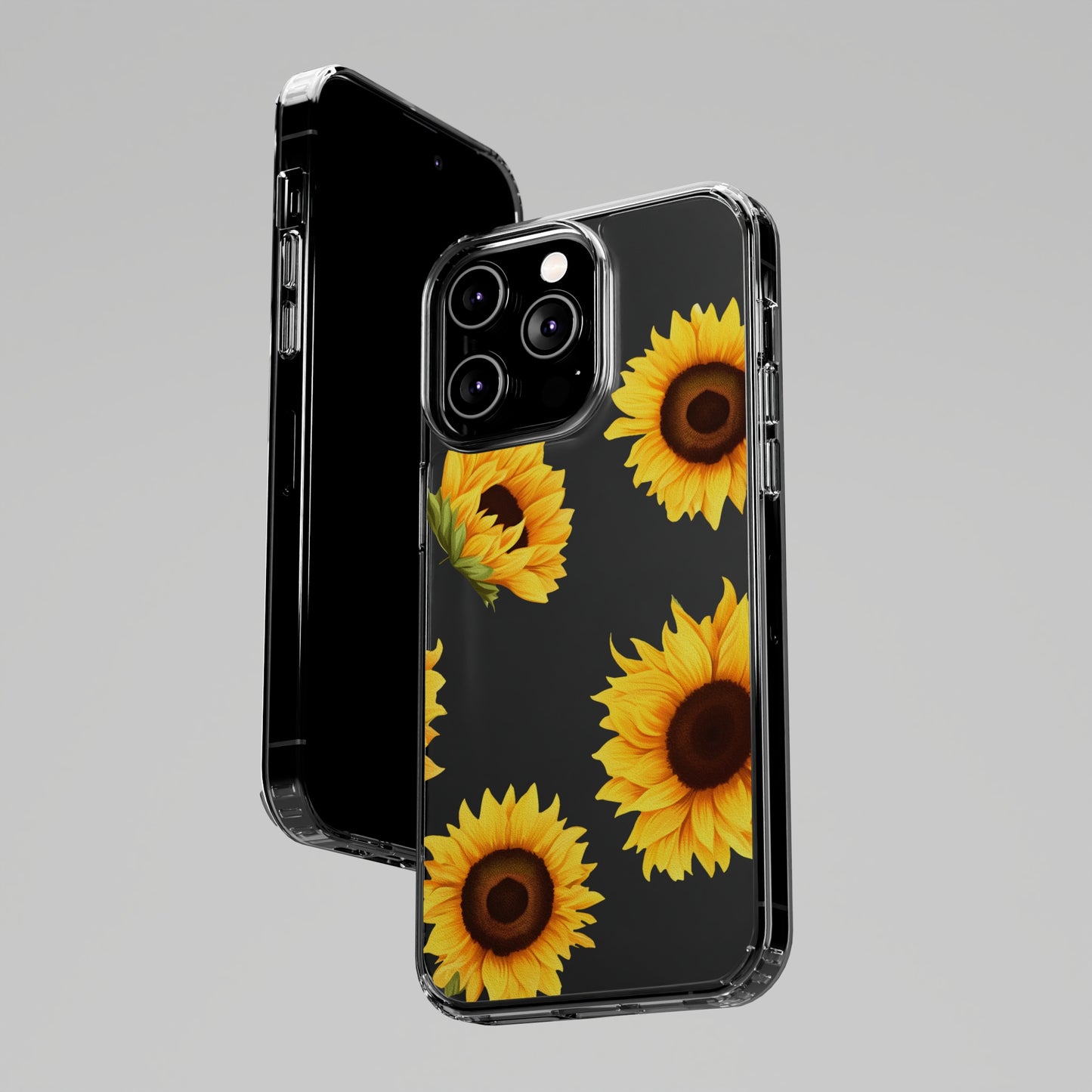 Sunflower - Clear Phone Cases