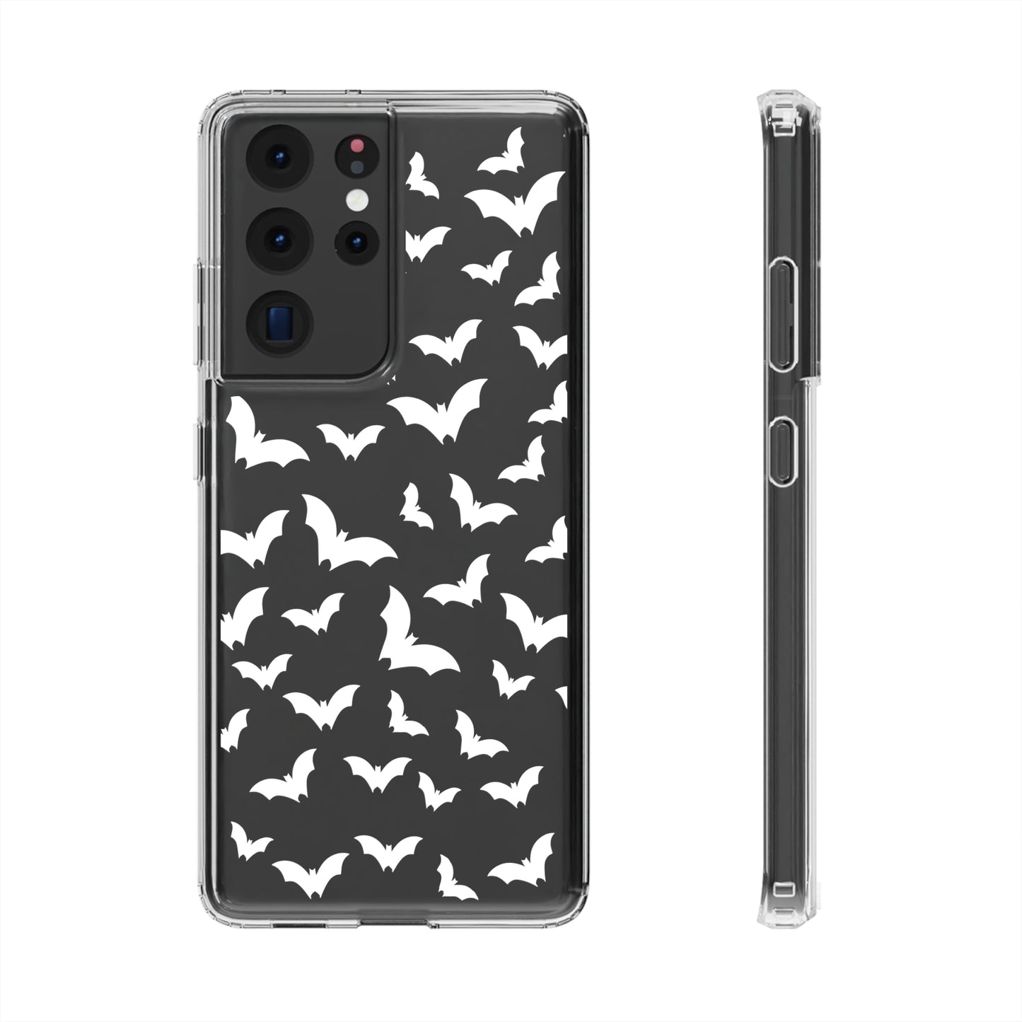 Bat Pattern 3 - Clear Phone Cases