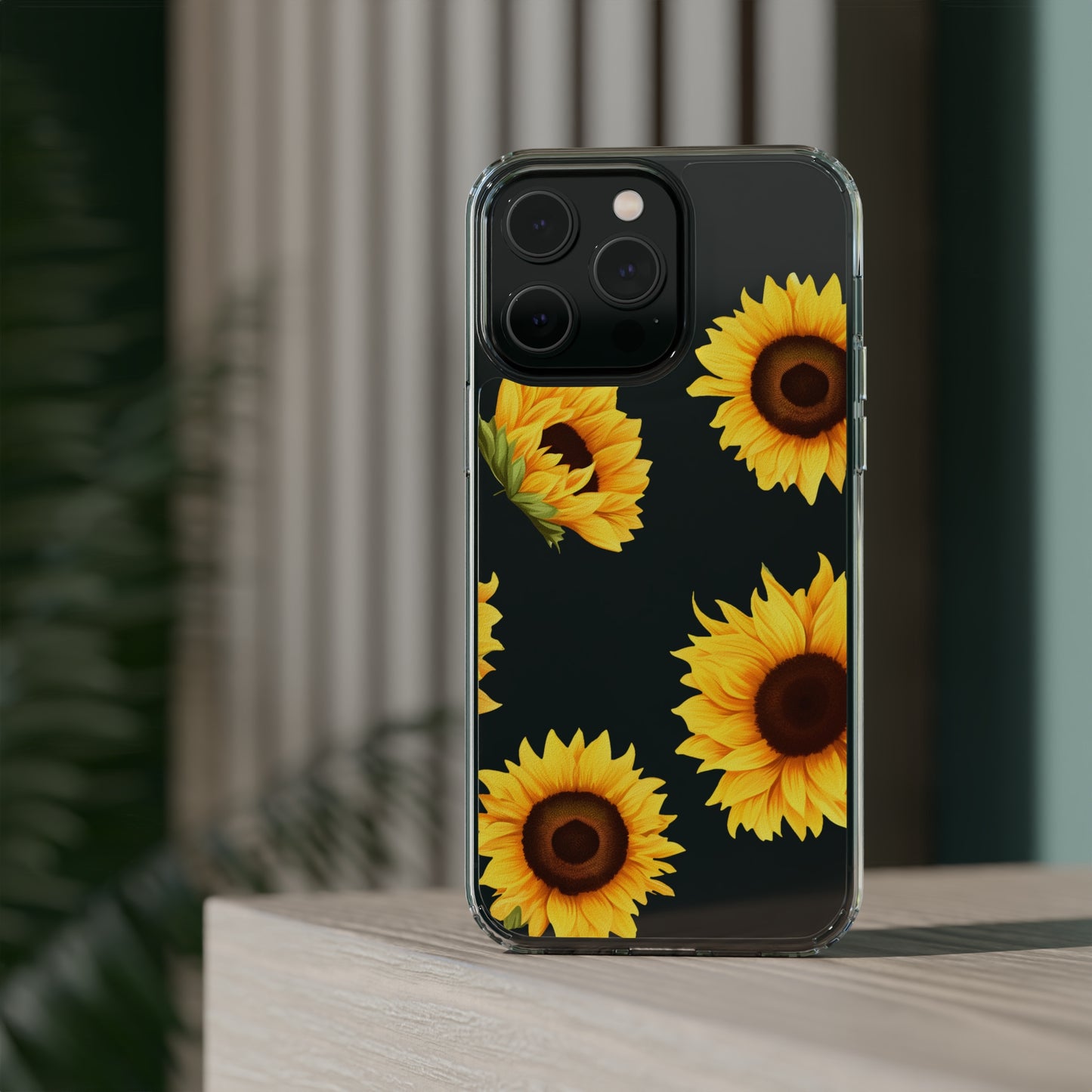 Sunflower - Clear Phone Cases