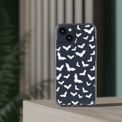 Bat Pattern 3 - Clear Phone Cases