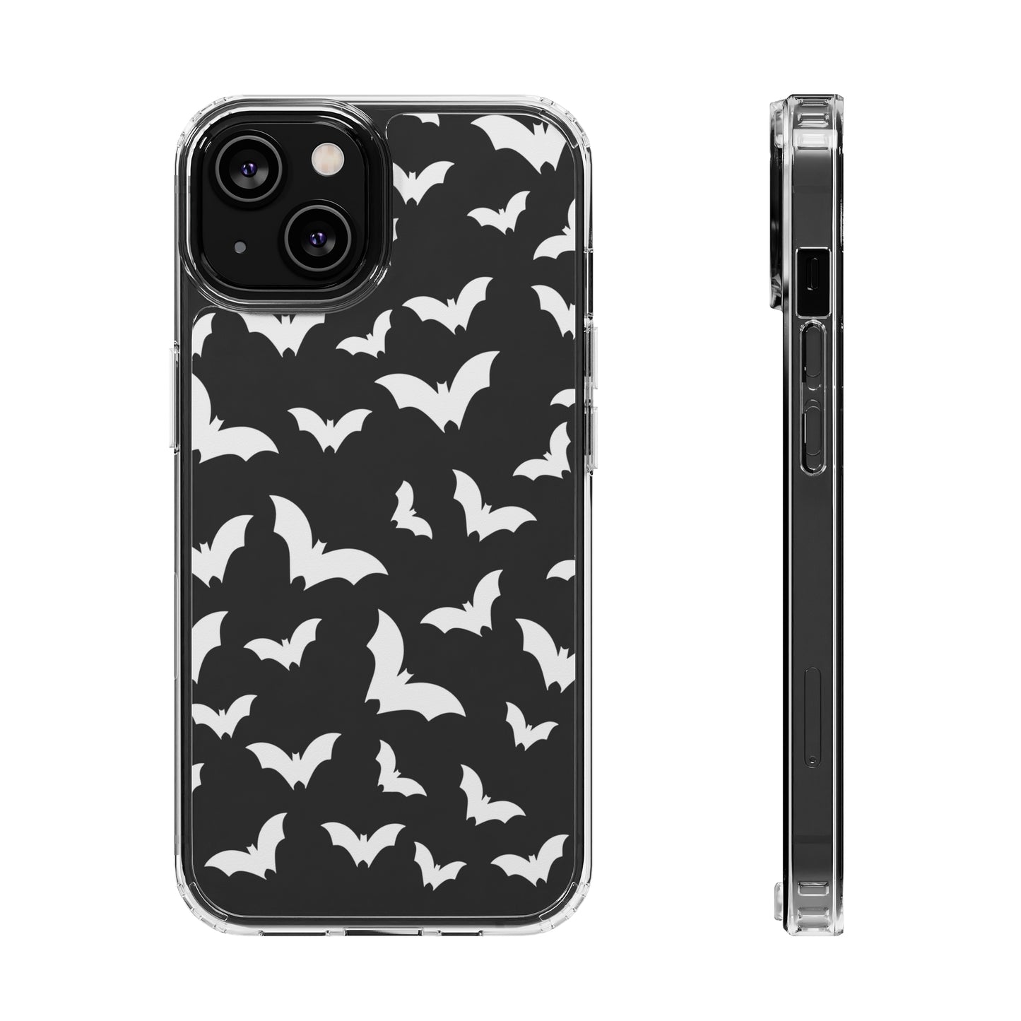 Bat Pattern 3 - Clear Phone Cases