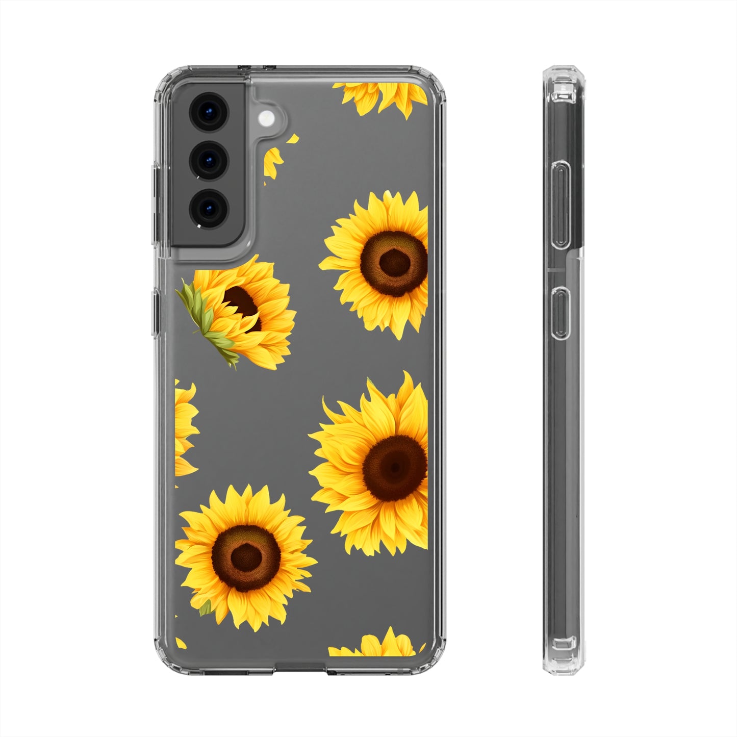 Sunflower - Clear Phone Cases