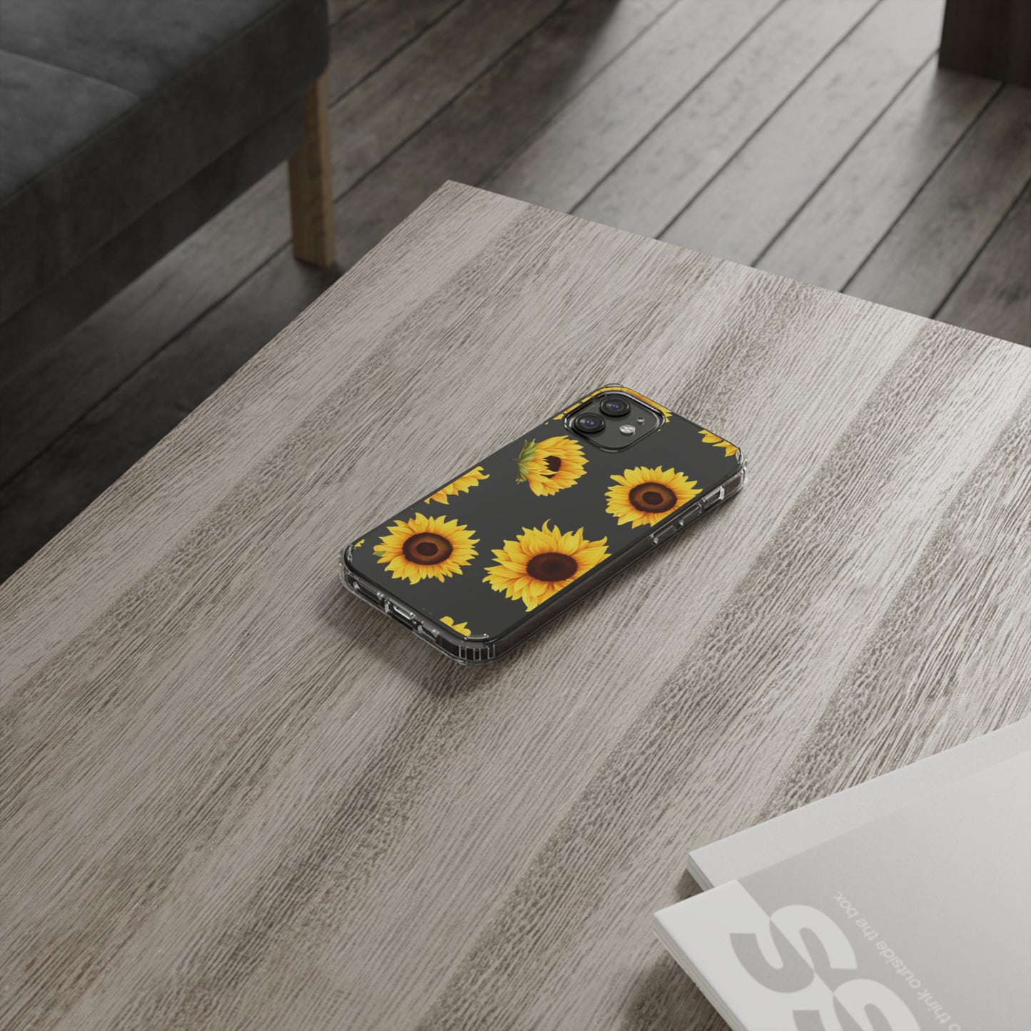 Sunflower - Clear Phone Cases